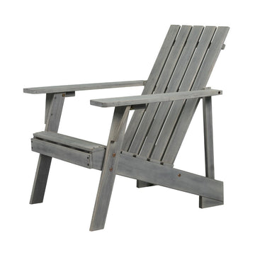 Irving Outdoor Patio Modern Acacia Wood Adirondack Chair - JONATHAN Y